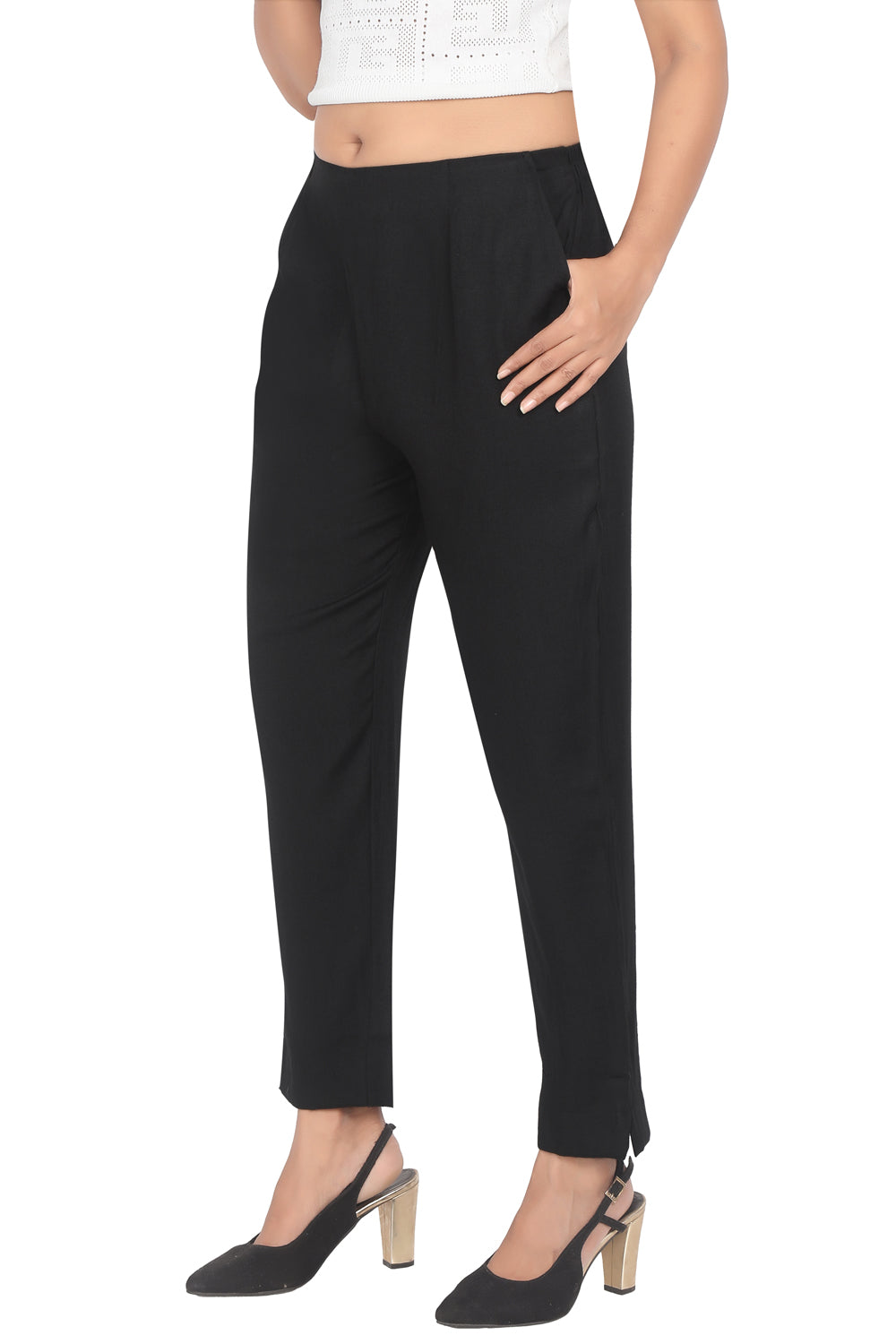 Meniki Women's Straight Fit Pants