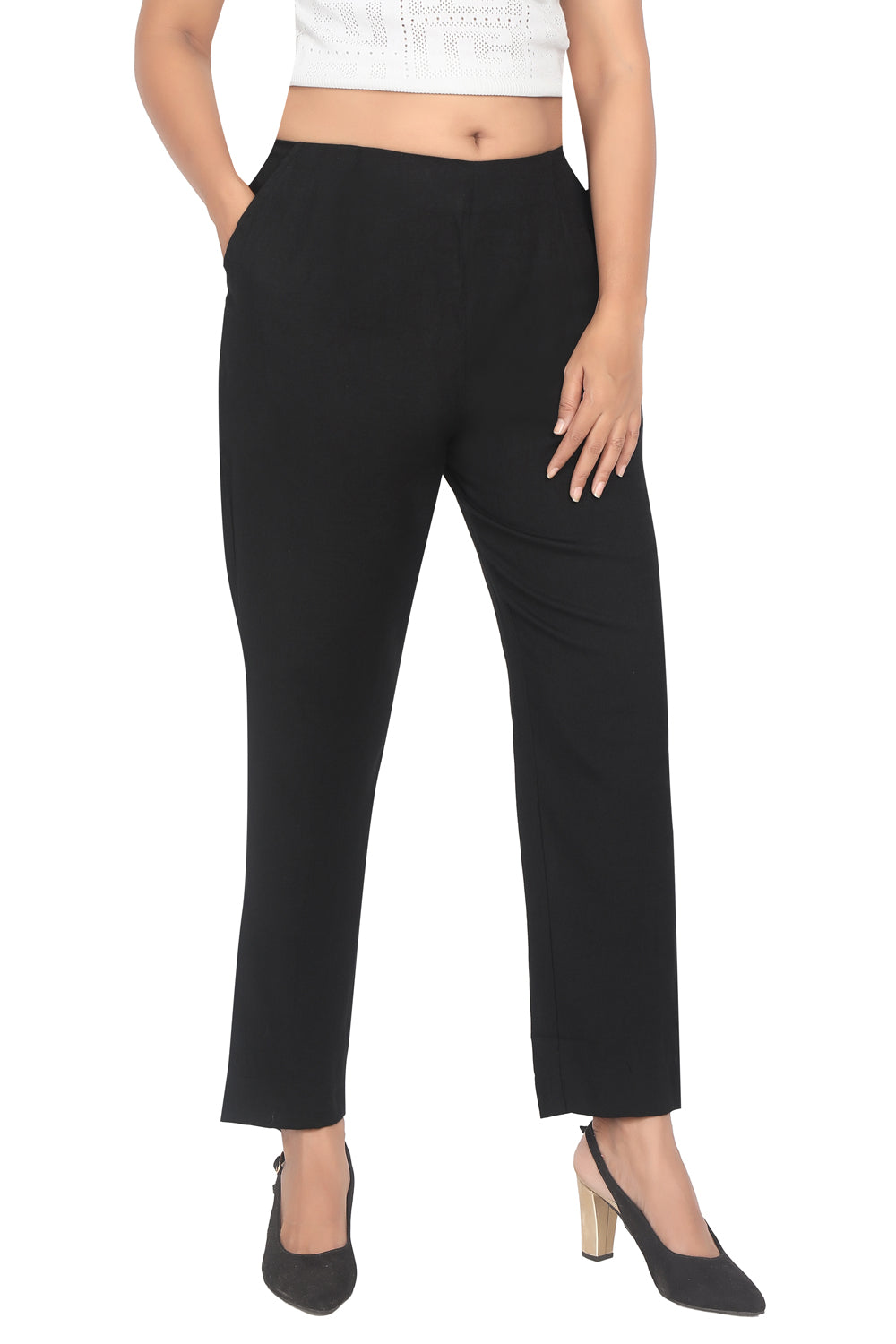 Meniki Women's Straight Fit Pants