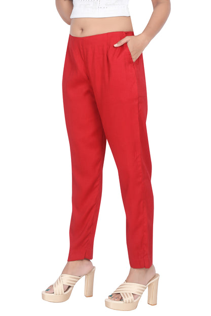 Meniki Women's Straight Fit Pants