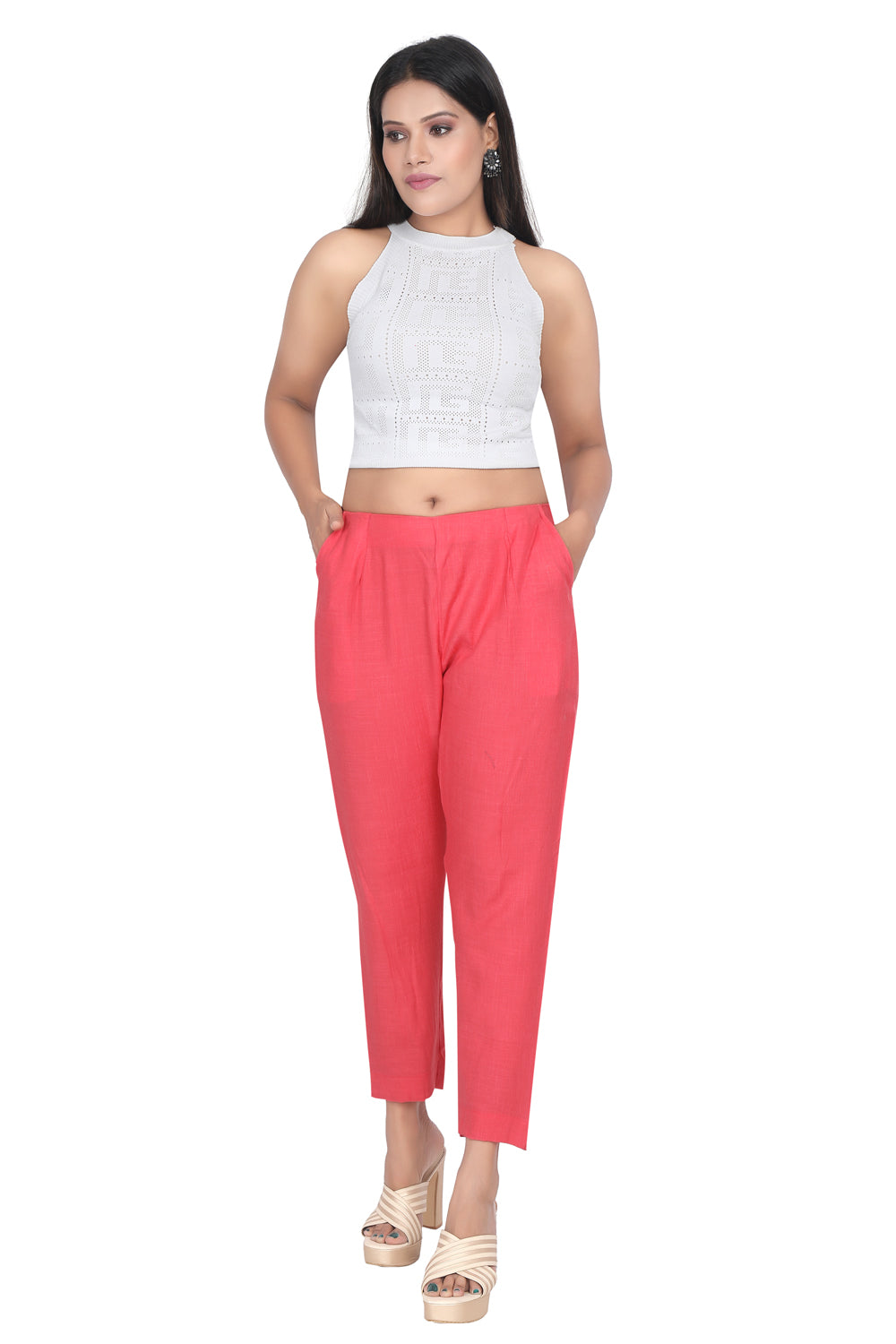 Meniki Women's Straight Fit Pants