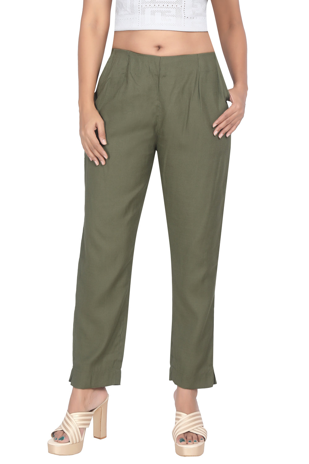 Meniki Women's Straight Fit Pants