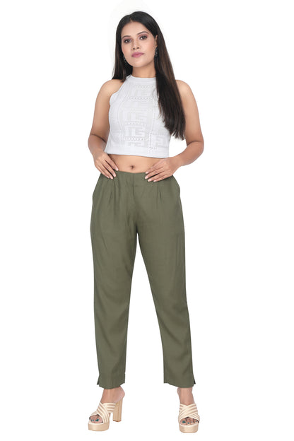 Meniki Women's Straight Fit Pants