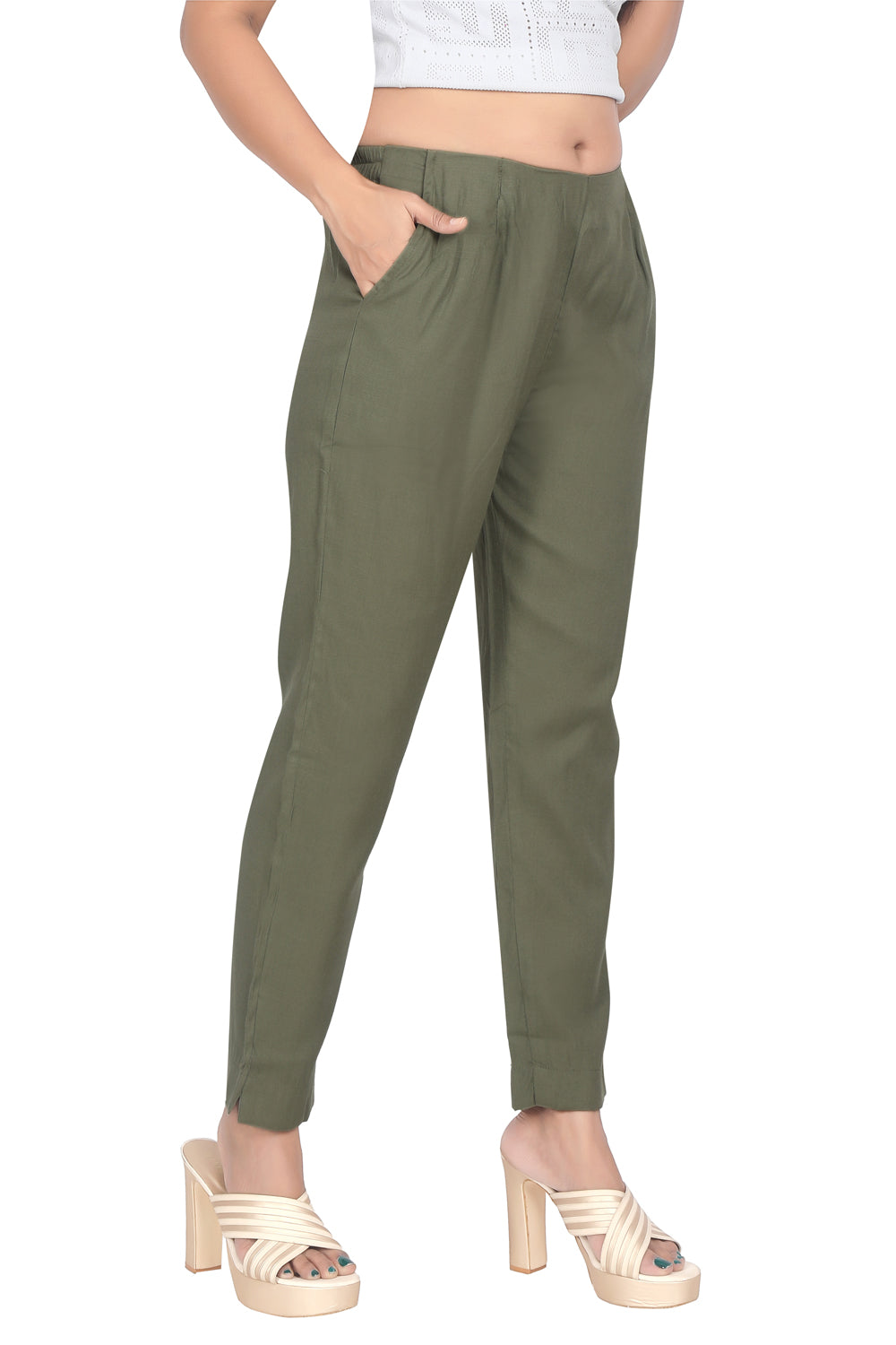 Meniki Women's Straight Fit Pants