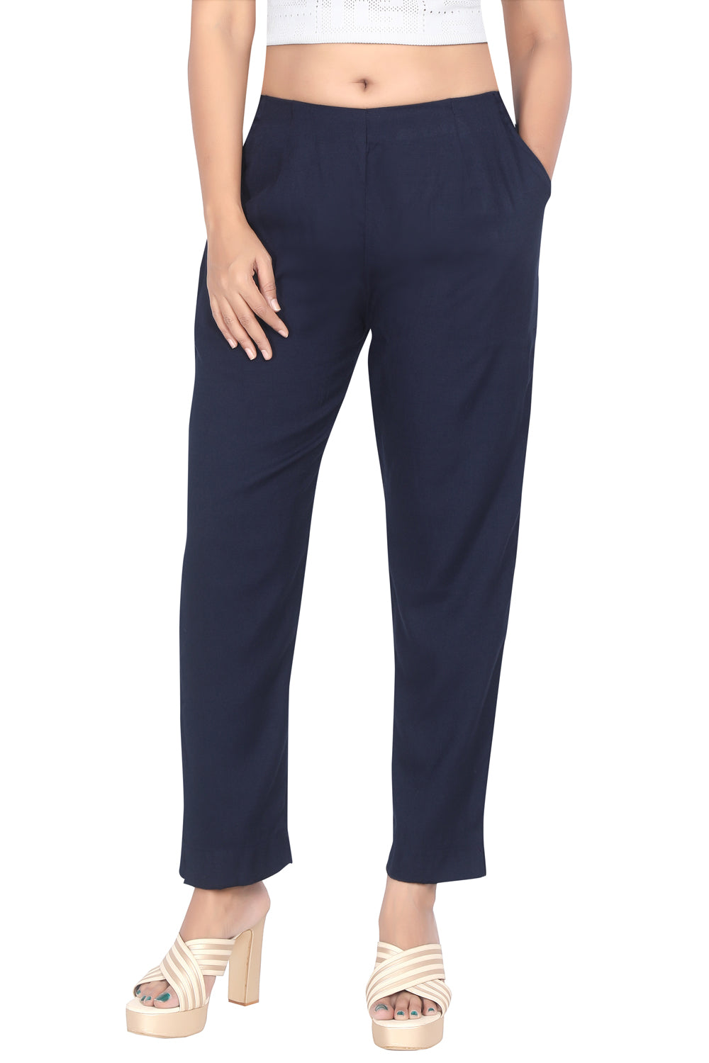 Meniki Women's Straight Fit Pants