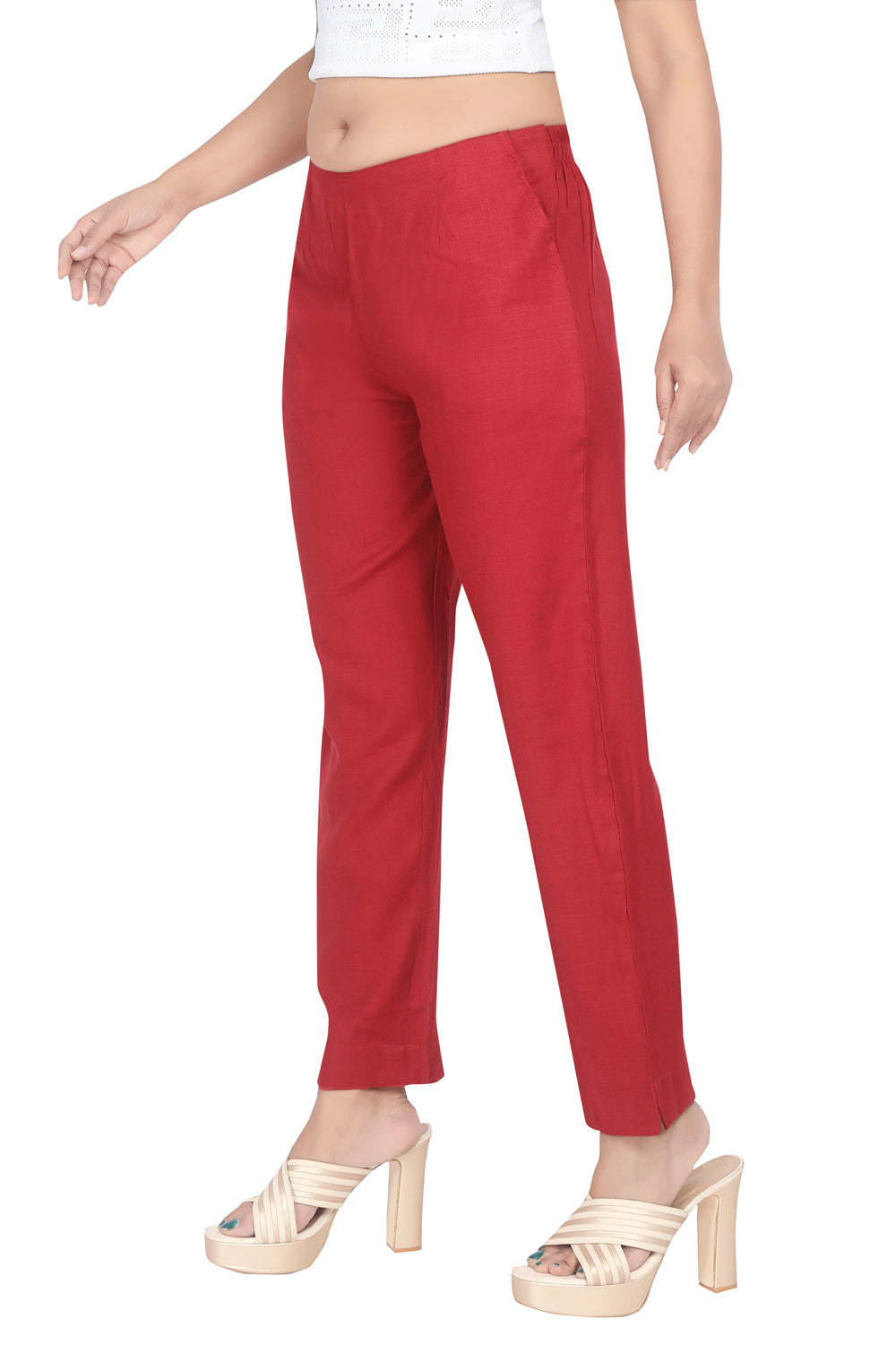 Meniki Women's Straight Fit Pants