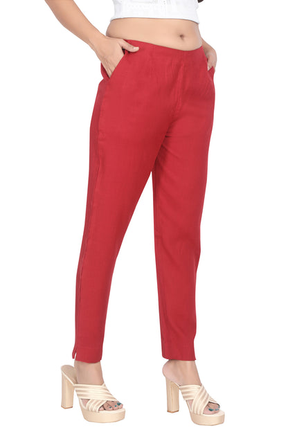 Meniki Women's Straight Fit Pants