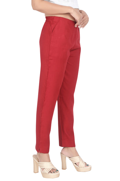 Meniki Women's Straight Fit Pants