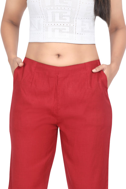 Meniki Women's Straight Fit Pants