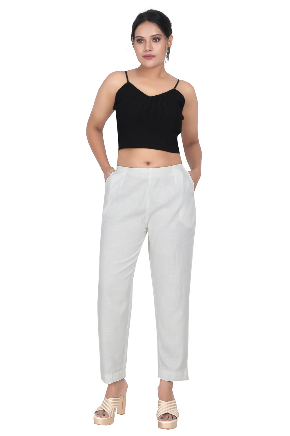 Meniki Women's Straight Fit Pants