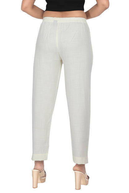 Meniki Women's Straight Fit Pants